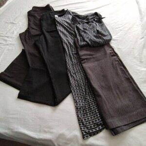 MIXED LOT of 4 CASUAL Business Sz 10/10P/M - ANN TAYLOR - Loft - The LIMITED